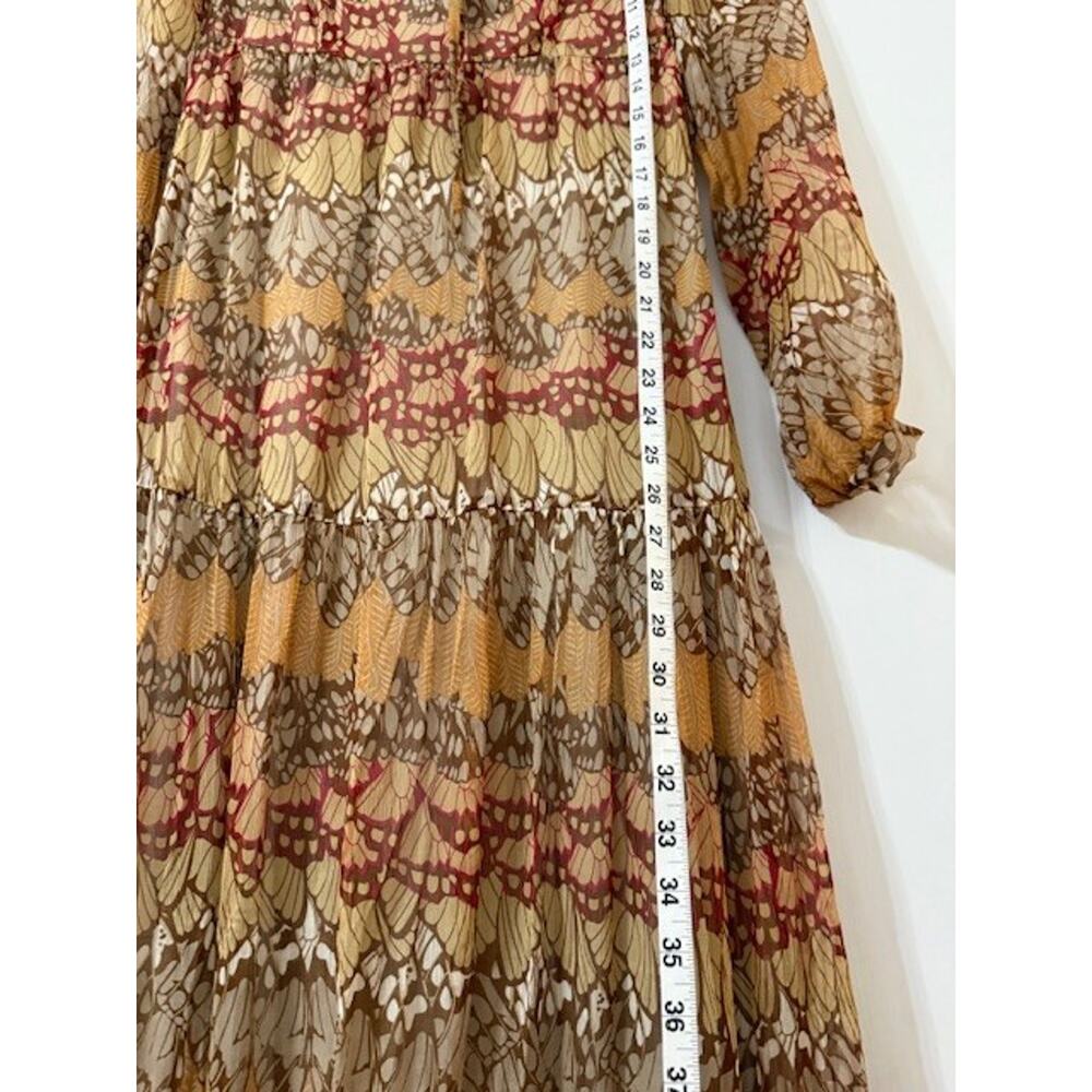 Willow & Clay Women's BOHO Lined Long Sleeve Maxi Dress - Size Small - Picture 2 of 16